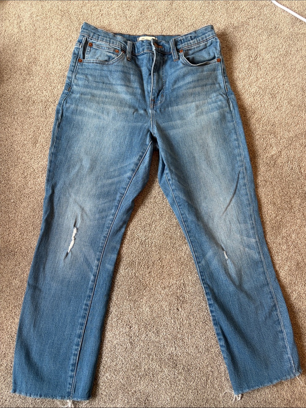 Madewell The High Rise Slim Crop BoyJean